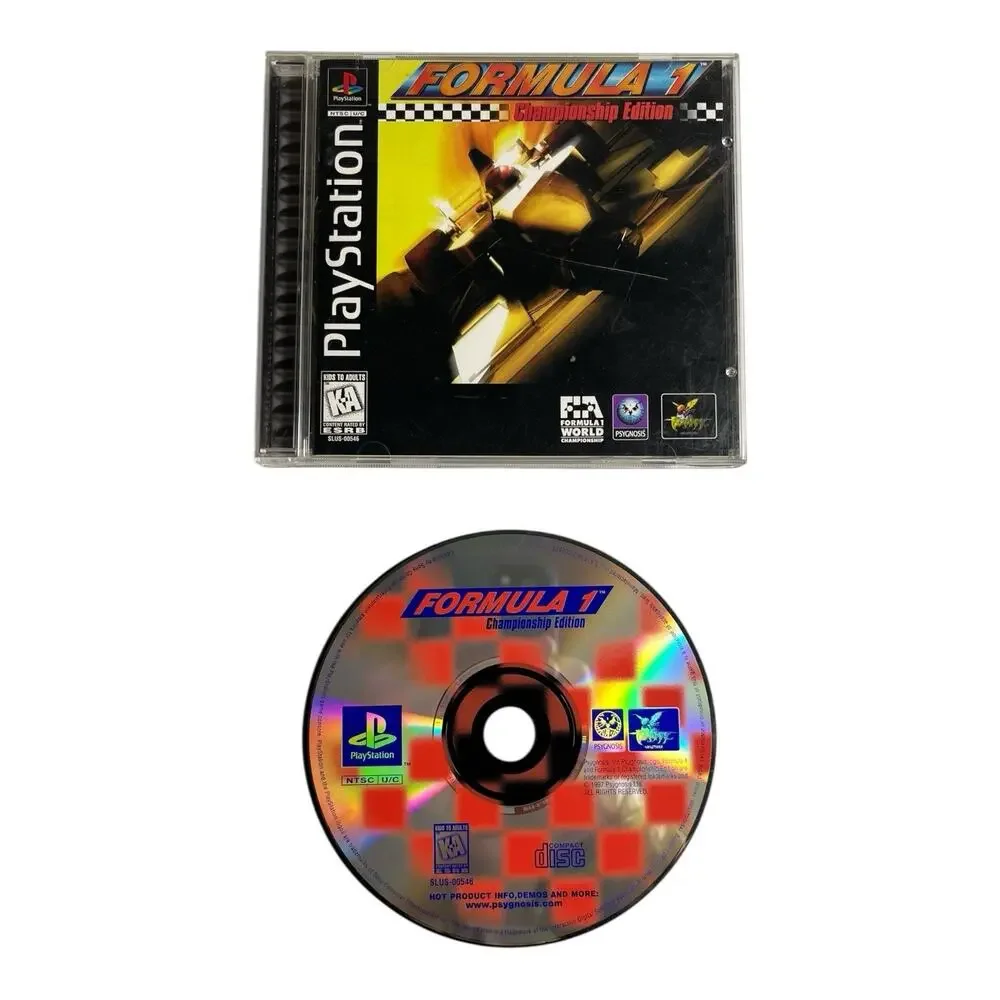 PlayStation 1 PS1 Formula 1‎ Driver Nascar Racing Video Game Retro Bundle Lot 3